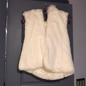 Faux fur vest